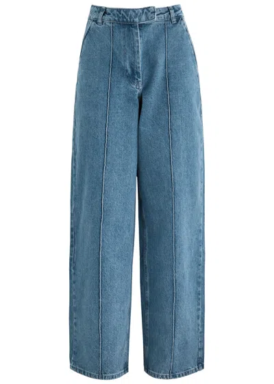 Remain Birger Christensen Remain By Birger Christensen Wide-leg Jeans In Indigo