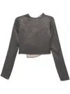 Remain Birger Christensen Checked Draped Shirt In 褐色