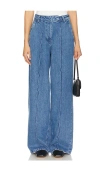 Remain Birger Christensen Cocoon Mid-rise Denim Pants In 复古靛蓝色