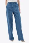 Remain Birger Christensen Cocoon Mid-rise Denim Pants In Denim