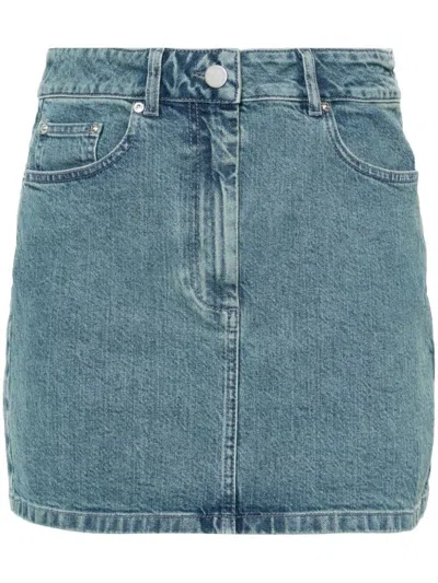 Remain Denim Mini Skirt