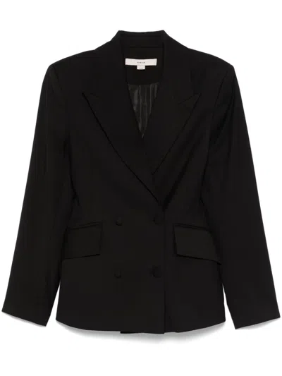 Remain Birger Christensen Double-breasted Blazer In Black