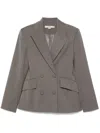 Remain Birger Christensen Double-breasted Blazer In Grey