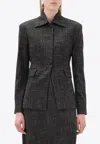 Remain Birger Christensen Fitted Waist Single-breasted Blazer In Black