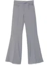Remain Birger Christensen Remain Flared Pants With Regular Waist In Gray