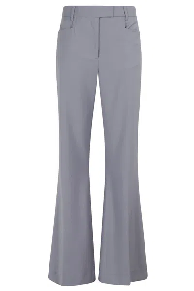 Remain Birger Christensen Remain Flared Pants With Regular Waist In Gray