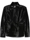 Remain Birger Christensen Fur Jacket In 1000 Black Comb