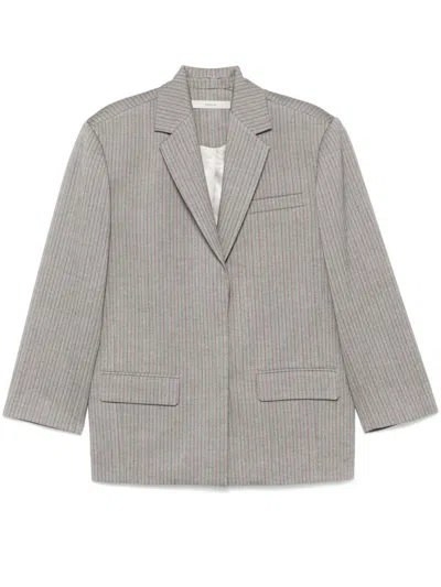 Remain Birger Christensen Herringbone Blazer In Grau