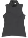 Remain Birger Christensen High-neck Fitted Top In Grey