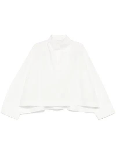 Remain Birger Christensen High-neck Shirt In White