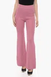 Remain Birger Christensen High Waist Ribbed Palazzo Pants In Pink