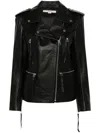 Remain Birger Christensen Leather Biker Jacket In Black