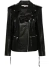 Remain Birger Christensen Leather Biker Jacket In Black