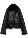 Remain Birger Christensen Leather Jacket In Black