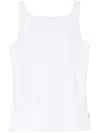 Remain Birger Christensen Ribbed Lightweight Tank Top In White