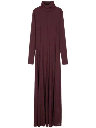 Remain Maxi Mesh Dress In Purple