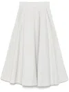 Remain Birger Christensen Organic Cotton Maxi Skirt In Gray
