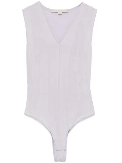 Remain Birger Christensen Mesh Bodysuit In Neutrals