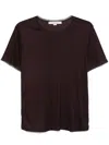 Remain Birger Christensen Noamel T-shirt In Brown