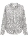 Remain Birger Christensen Open-front Shirt In Grey