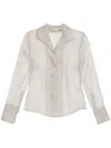 Remain Birger Christensen Organza Shirt In Grey