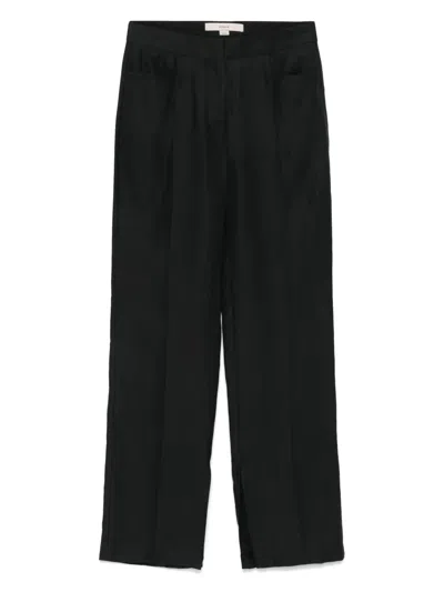 Remain Birger Christensen Raised-seam Trousers In Black