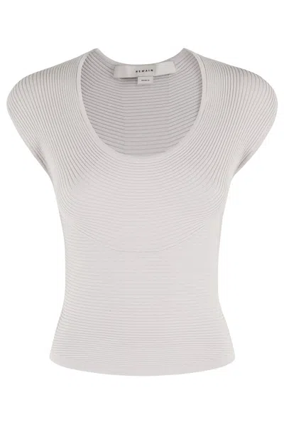 Remain Birger Christensen Remain Rib Knit In Grey