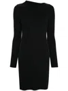 Remain Birger Christensen Remain Sleeve Knit Dress In Gray