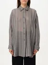 Remain Birger Christensen Striped Shirt In Black