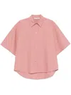Remain Birger Christensen Short-sleeve Shirt In Pink