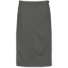 Remain Birger Christensen Suiting Midi Skirt In Gray