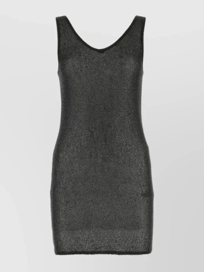 Remain Birger Christensen Sequin Knit Top In Black