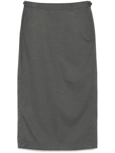 REMAIN SUITING MIDI SKIRT