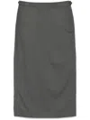 Remain Birger Christensen Suiting Midi Skirt In Grey