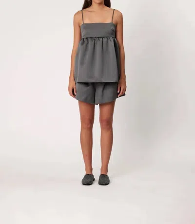 Remain Birger Christensen Sydney Cami In Smoke In Grey