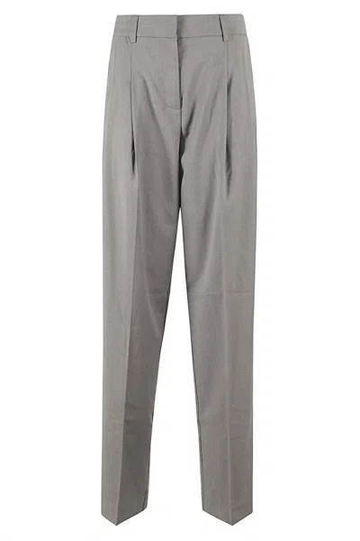 Remain Birger Christensen Remain Tailored Wide Leg Trousers In Grey