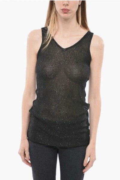 REMAIN V-NECK TANK TOP WITH SEQUIN