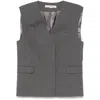 Shop Remain Birger Christensen Waistcoat In Gray