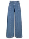 Remain Birger Christensen Wide Leg Jeans Blue