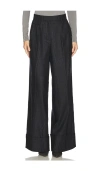 Remain Birger Christensen Wide Leg Pant In Grey