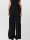 Remain Birger Christensen Wide Leg Pleated Suiting Pant With Back Pockets