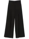 Remain Birger Christensen Wide-leg Mid-rise Tailored Pants In Black