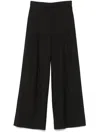 Remain Birger Christensen Wide-leg Mid-rise Tailored Pants In Black