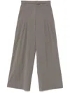 Remain Birger Christensen Wide Suiting Trousers In Grey