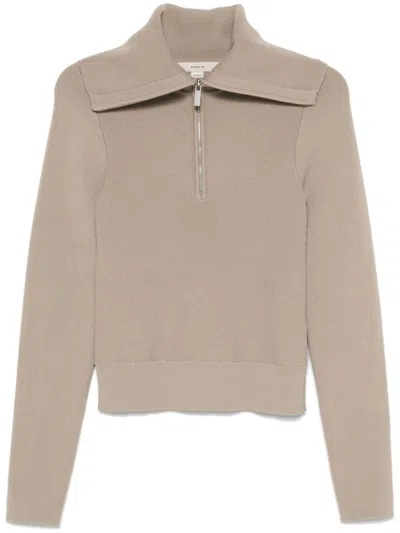 Remain Birger Christensen Zipped Sweater In Grün