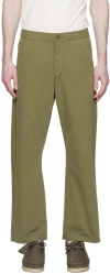 Remi Relief Khaki Drawstring Trousers In Khaki