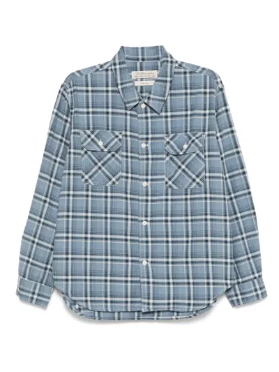 Remi Relief Rayon Twill-check Shirt