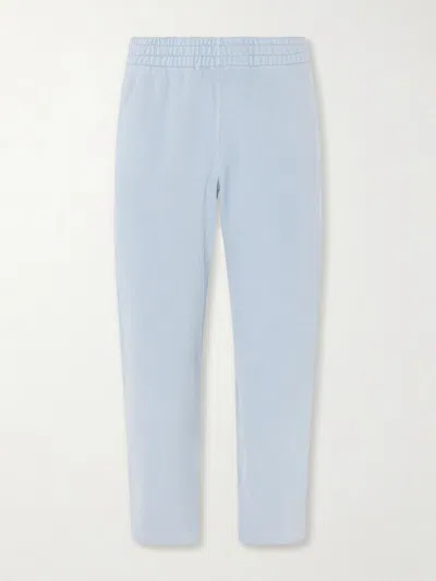 Remi Relief Straight-leg Cotton-jersey Sweatpants In Blue