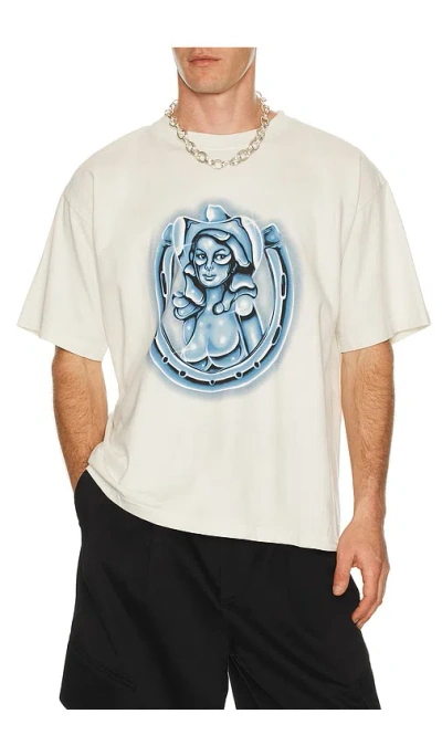 Remington Stone Chrome Cowgirl Tee In White