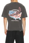 Remington Stone Eagle Tee In Black